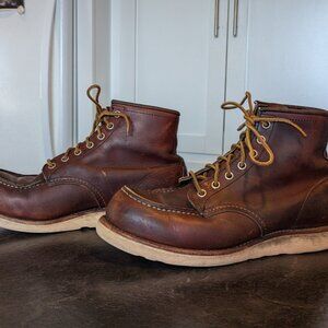 Redwing Moc Toe Boot Size 8 CLASSIC 6 INCH MOC 875